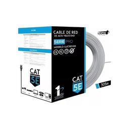 [CLUTP530U] BOBINA DE CABLE UTP DE EXTERIOR CATEGORIA 5E (305METROS) MARCA LOGAN