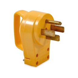 [CCONL14-50] ENCHUFE MACHO 125/250 V -50 AMP RV PARA GENERADORES ELECTRICOS (AMARILLO) MODELO L14-50
