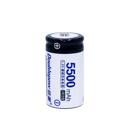 [CBTD5500] BATERIA TIPO D 1.2 V/ 5500 mAh BLISTER DE 2 BATERIAS,  MARCA DOUBLEPOW