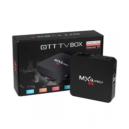 [CMXQPRO4K] TV BOX MXQ PRO 4K / QUAD CORE 2.0GHZ, GPU 600MHZ, FLASH 8GB, RAM 1GB DDR3 / ANDROID 5.1 / PUERTOS HDMI, RJ-45 PORT,  WIFI, 4 USB, MEMORIA SD/ SOPORTA  VIDEO, MUSICA E IMÁGENES, HDMI CABLE, ADAPTADOR 5V-2A