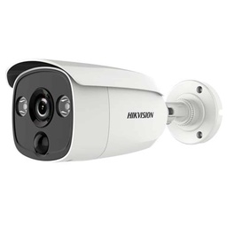 [DS-2CE12H0T-PIRL(2.8mm)] CÁMARA BULLET 5MPX // LENTE 2,8 MM // DETECCIÓN PIR Y VISUAL
ALARMA // RANGO PIR DE HASTA 11 M // SMART IR Y EXIR 2.0 PARA LA NOCHE
VISIÓN HASTA 20M // IP67 CARCASA RESISTENTE A LA INTEMPERIE // TECNOLOGÍA TVI
// CARCASA INDUSTRIAL DE PLÁSTICO Y METAL, MARCA HIKVISION