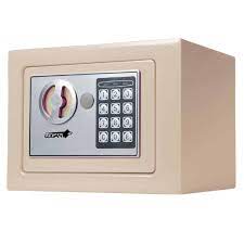 [CLDBS1N-CSS] CAJA FUERTE DIGITAL COLOR ARENA / IGNÍFUGO / ANTIVANDÁLICO / TAMAÑO 23CM*17CM*17CM / BATERÍA: 4X1.5V TIPO AA MARCA LOGAN