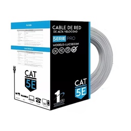 [CLUTP530UM] CABLE UTP DE EXTERIOR CATEGORIA 5E (METROS) MARCA LOGAN