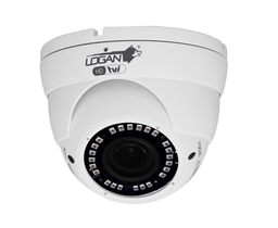 [CLT5WMCR] CÁMARA DOMO TVI (METAL) // RESOLUCIÓN: 5MPX // LENTE VARIFOCAL MANUAL DE 2,8-12 MM PARA ZOOM ÓPTICO 5X CON 24 LED SMD PARA VISIÓN NOCTURNA // IP66 RESISTENTE A LA INTEMPERIE // CABLE NO INCLUIDO // MARCA LOGAN