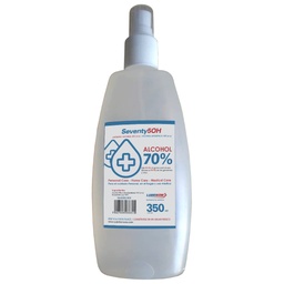 [CS50HALCOHOL350] ALCOHOL ANTISÉPTICO//SOLUCIÓN HIDROALCOHOLICA (ALCOHOL ETÍLICO 70 %)V/V // CONTENIDO 350 ML// HECHO EN USA// MARCA SEVENTY 50H