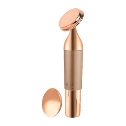 [CTB9004] MASAJEADOR FACIAL IONICO ANTI EDAD / DISEÑO DE PINTURA EN
ORO / UTILIZA BATERIAS / DISEÑO INTELIGENTE / MARCA VIVITAR