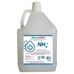 [CS50HNH4G] LIQUIDO DESINFECTANTE DE CALZADOS Y PISOS // NH4+// AMONIO CUATERNARIO// CONTENIDO 3.78 LITROS// HECHO EN USA// MARCA SEVENTY 50H