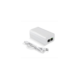 [U-POE-af] INYECTOR POE // VOLTAJE DE SALIDA: 48VDC A 0.32A // PUERTO GIGABIT LAN // 802.3AF// MARCA UBIQUITI