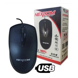 [CNEXM05] MOUSE PARA COMPUTADORA// MODELO M05// PUERTO USB// MARCA NEXCOM