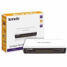 [S16] CONMUTADOR SWITCH DE 16 PUERTOS A 10 / 100MBPS PROPORCIONA UNA SOLUCIÓN SIMPLE E IDEAL PARA EXPANDIR LA RED PARA CASAS GRANDES, EDIFICIOS, CASAS ALQUILADAS O ALQUILADAS Y SMB / HASTA 200MBPS DE ANCHO DE BANDA FULL DUPLEX EN CADA PUERTO / CAPACIDAD DE CONMUTACIÓN: 3.2GBPS / CONTROL DE ANCHO DE BANDA / MARCA TENDA.