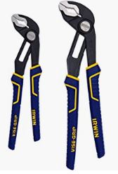 [2078709] JUEGO DE ALICATE  BLOQUEO ARTICULADO (2 PIEZAS)// MARCA IRWIN