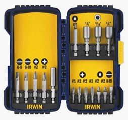[3057014] JUEGO DE PUNTAS DESTORNILLADOR (16 PIEZAS)//MARCA IRWIN