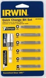 [3057003DS] JUEGOS DE PUNTAS CAMBIO RAPID (7 PIEZAS)//MARCA IRWIN